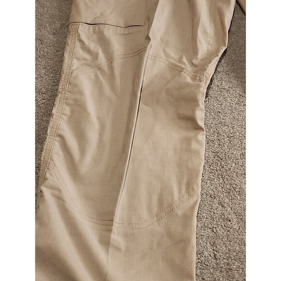 First Tactical Pants Mens 36x34 Tan Cargo Ripstop Cotton Blend Military Logo - Picture 5 of 15